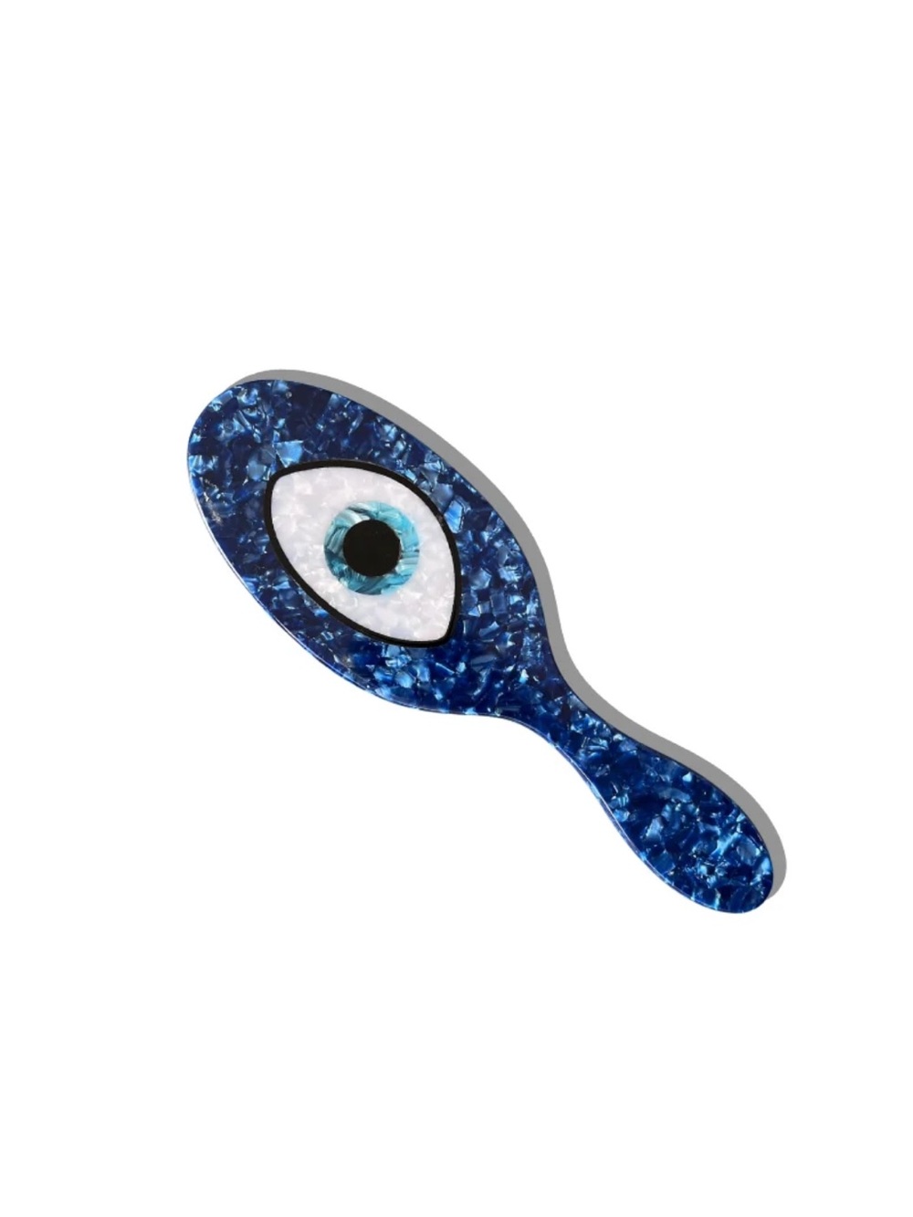 Hand-painted Evil Eye Amazing Day Blue Evil Eye Hair Brush